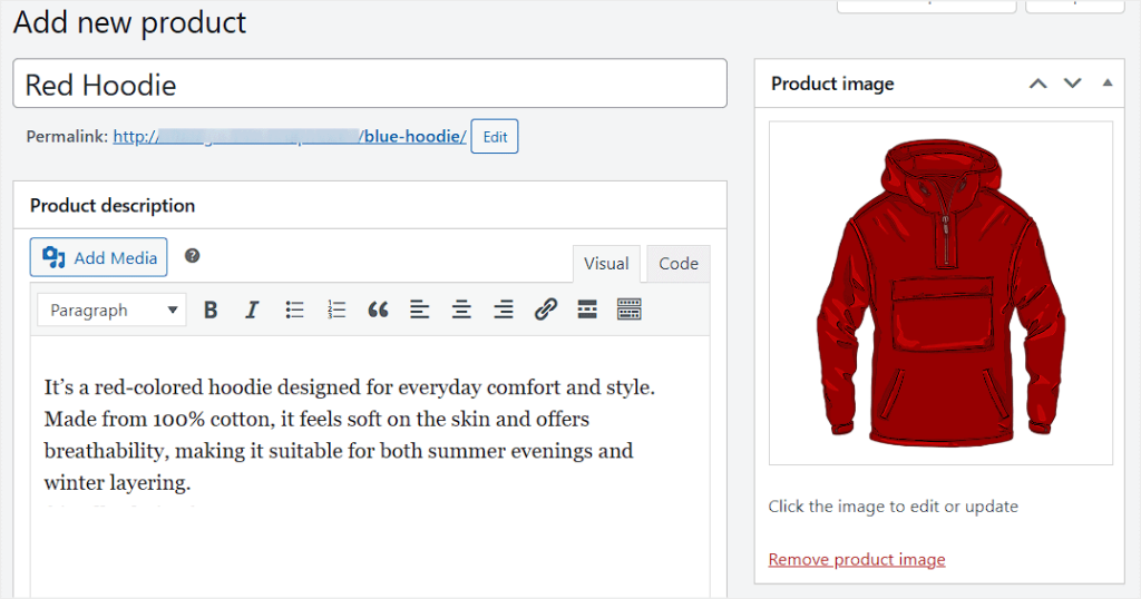 WooCommerce میں مصنوعات کی تصاویر شامل کریں۔
