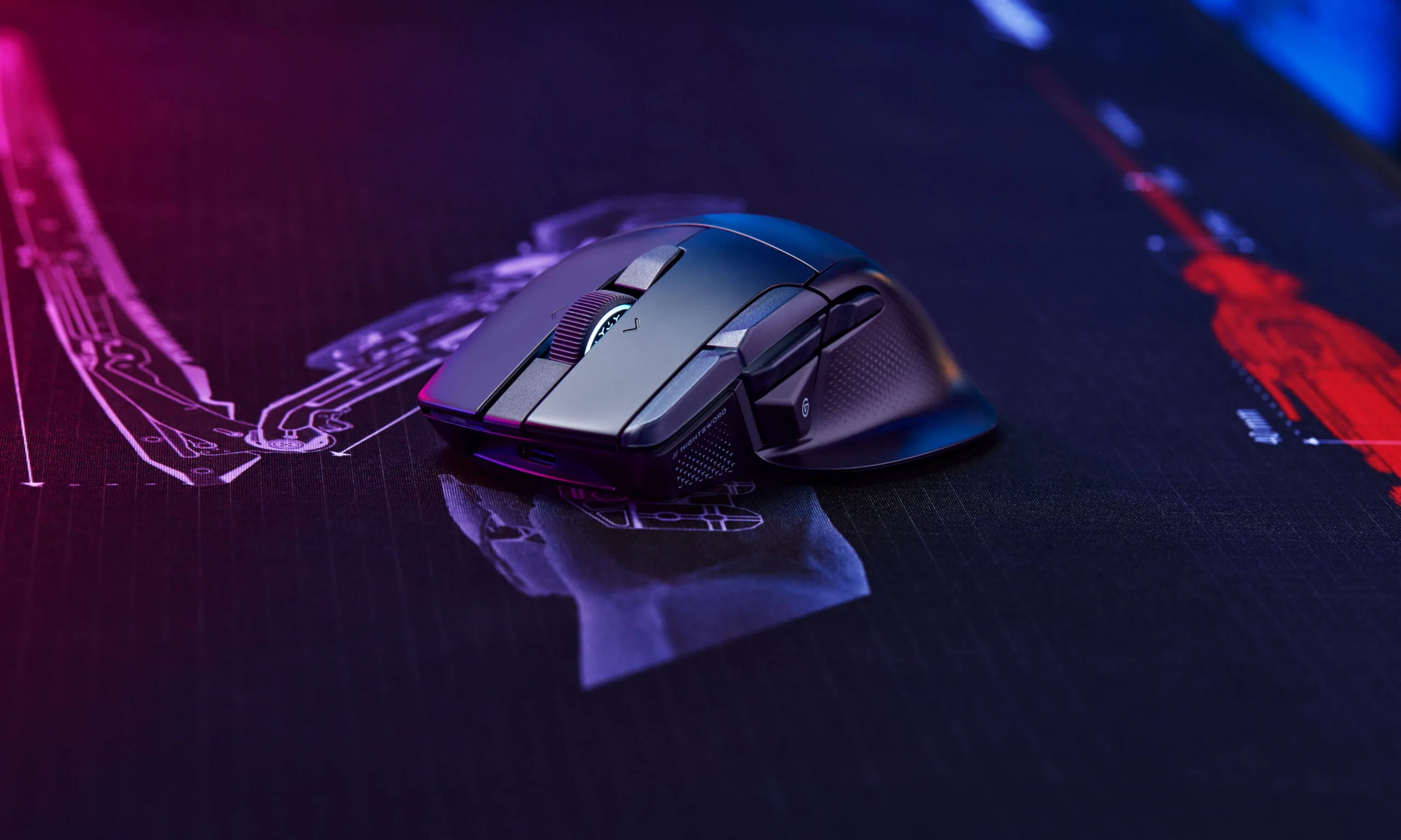 Corsair NIGHTSWORD v2 SD ماؤس (سامنے)