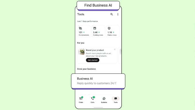 واٹس ایپ بزنس ایپ کی ترتیبات