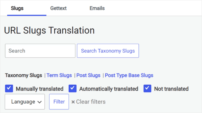 TranslatePress URL سلگ ترجمہ