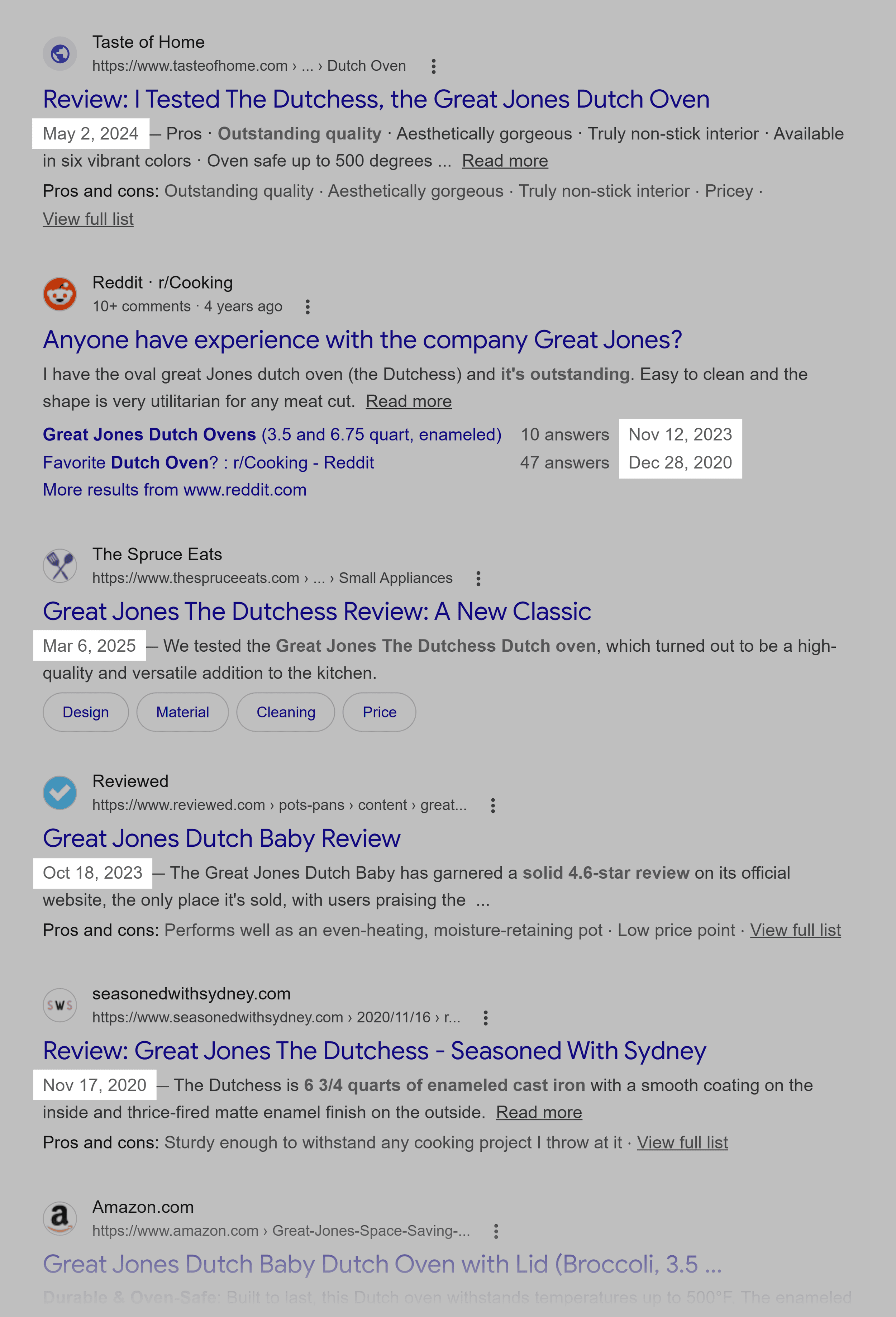 گوگل SERP - عظیم جونز ڈچ اوون گوگل SERP - عظیم جونز ڈچ اوون