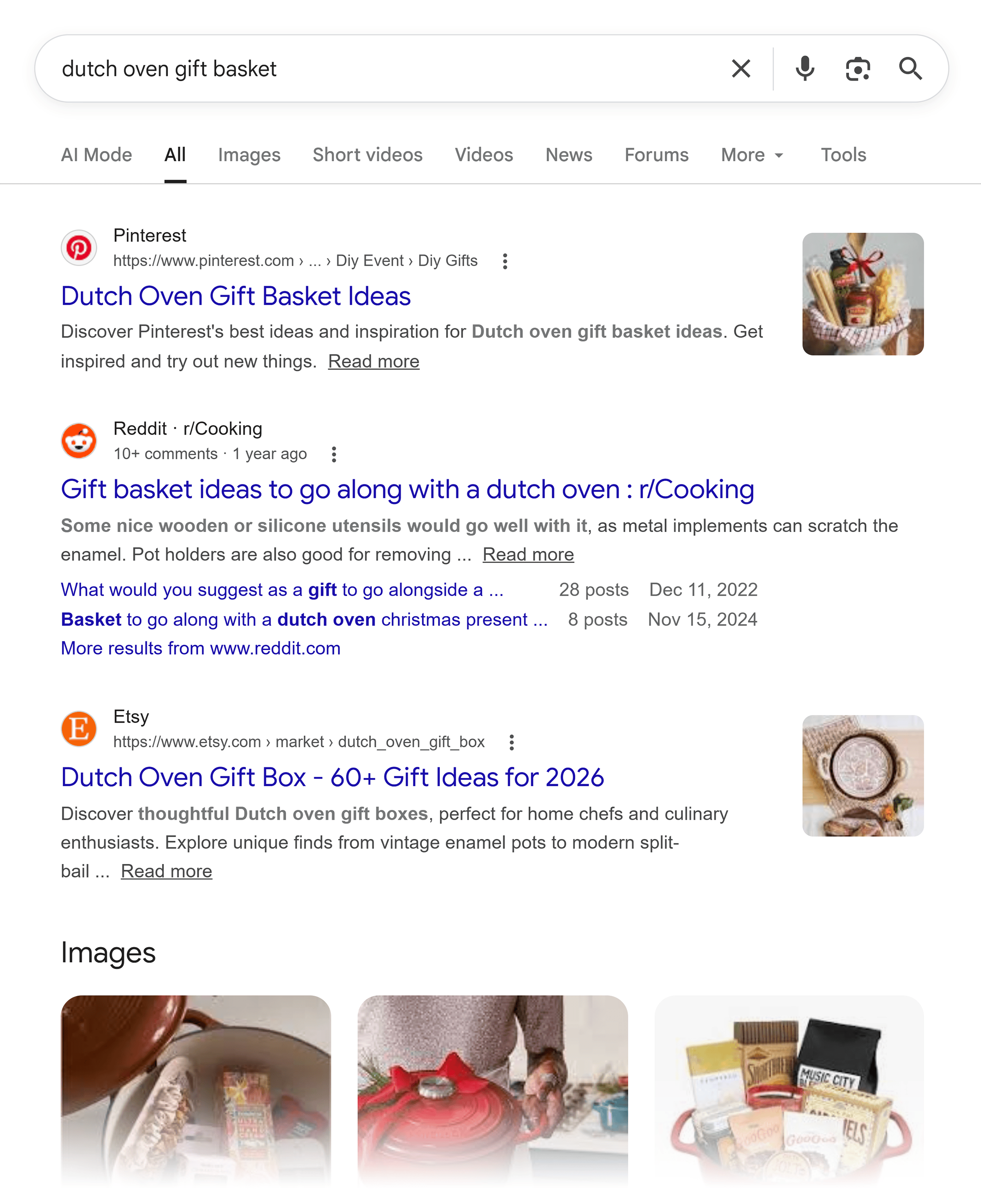Google SERP - ڈچ اوون گفٹ باسکیٹس Google SERP - ڈچ اوون گفٹ باسکیٹس