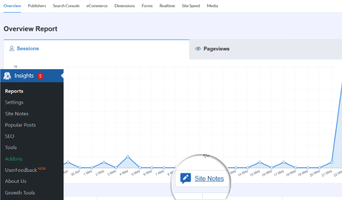 اپنے MonsterInsights ڈیش بورڈ میں نوٹس شامل کریں۔ اپنے MonsterInsights ڈیش بورڈ میں نوٹس شامل کریں۔