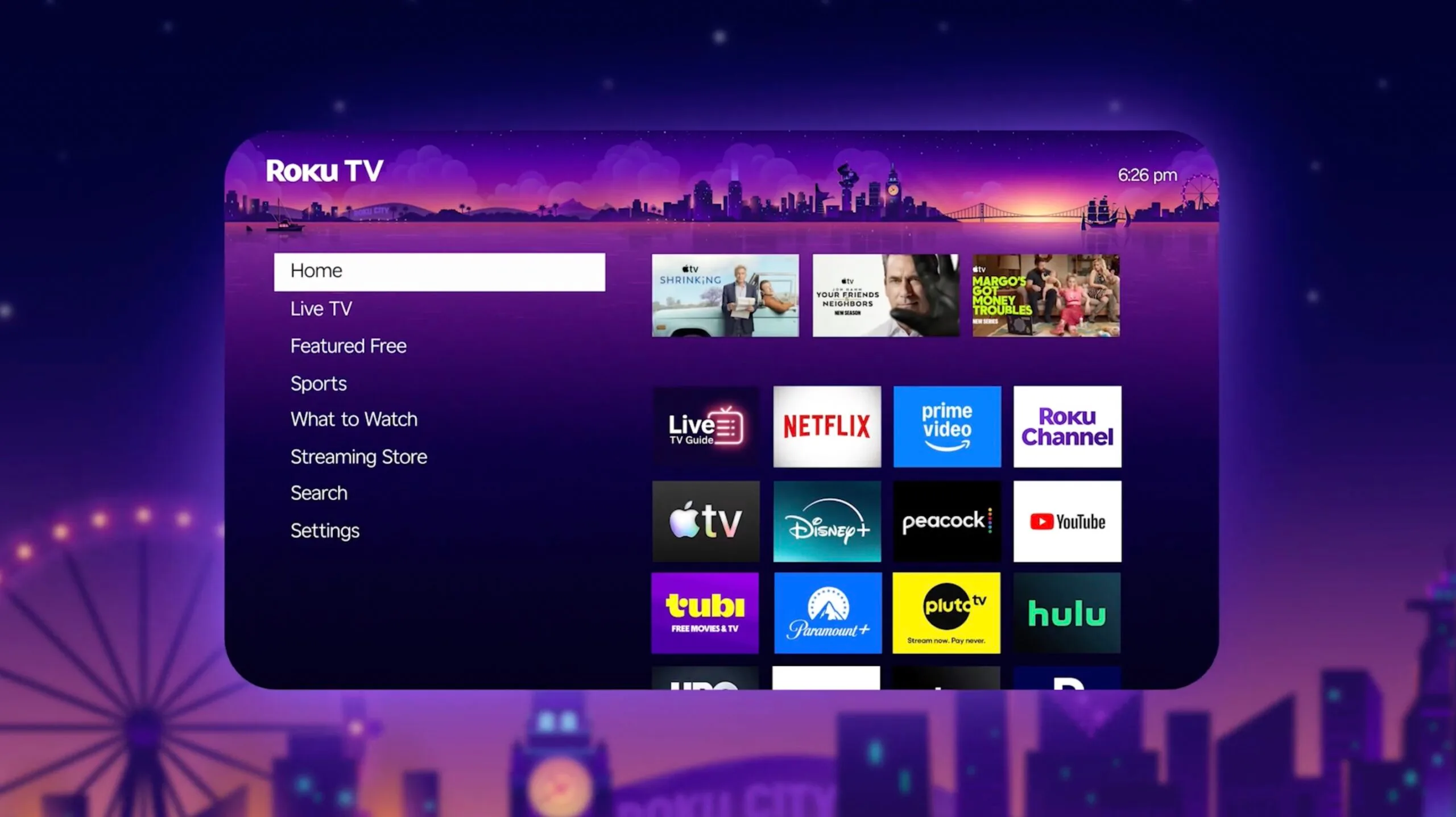roku-tv-نئی-ہوم اسکرین