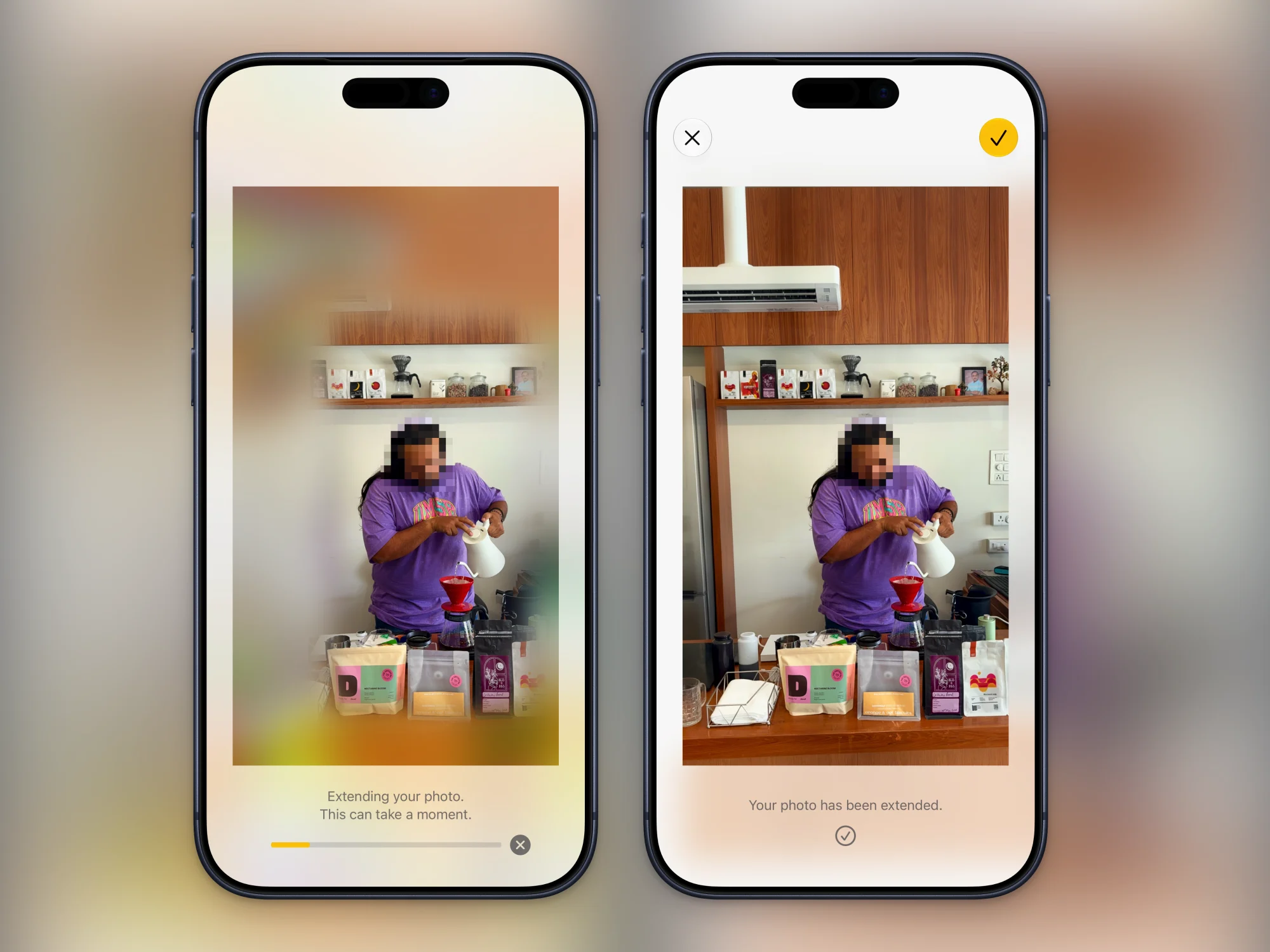 iOS 27 فوٹو ایپ میں فوٹو ایکسٹینشن۔