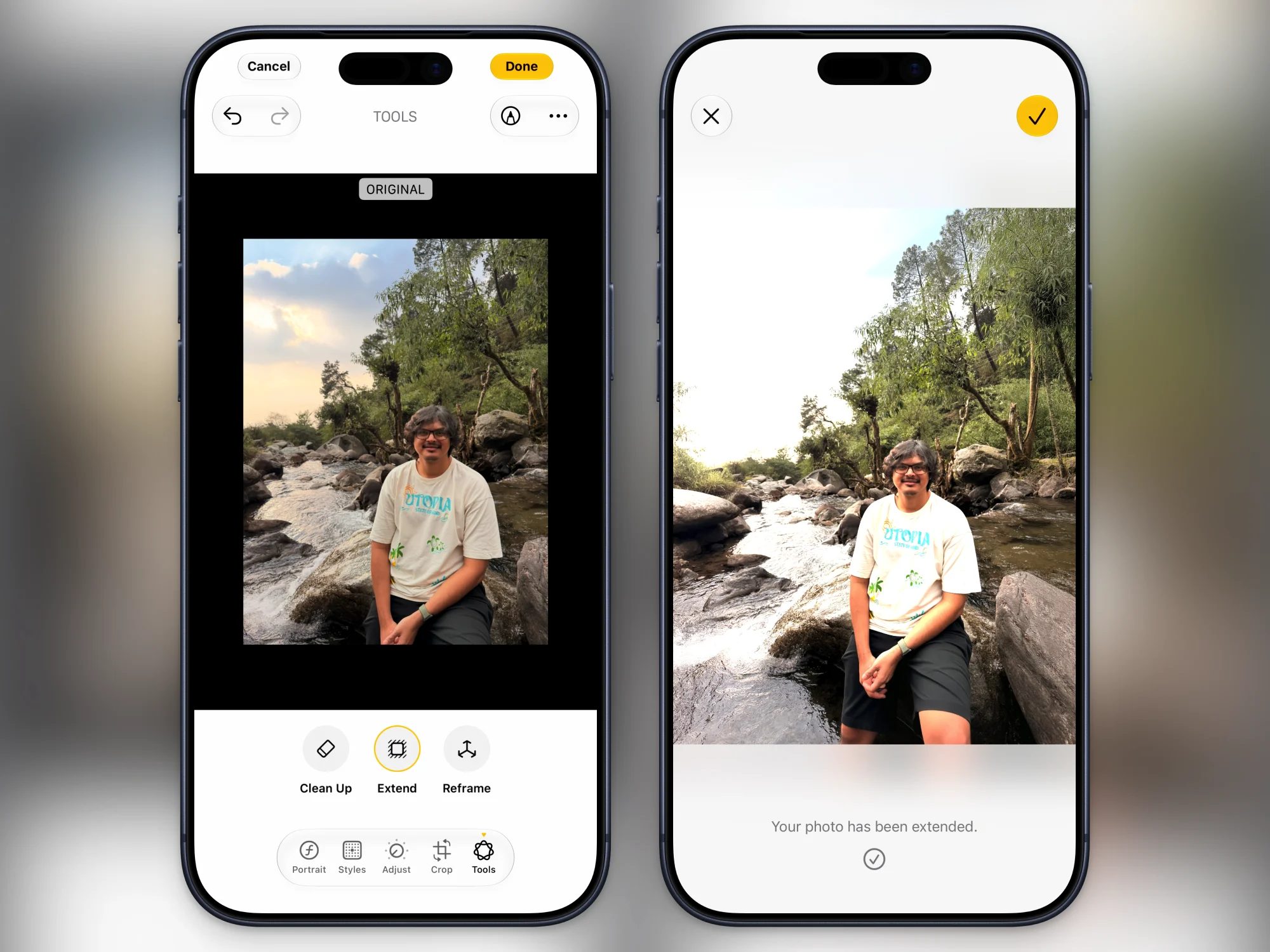 iOS 27 فوٹو ایپ میں فوٹو ایکسٹینشن۔