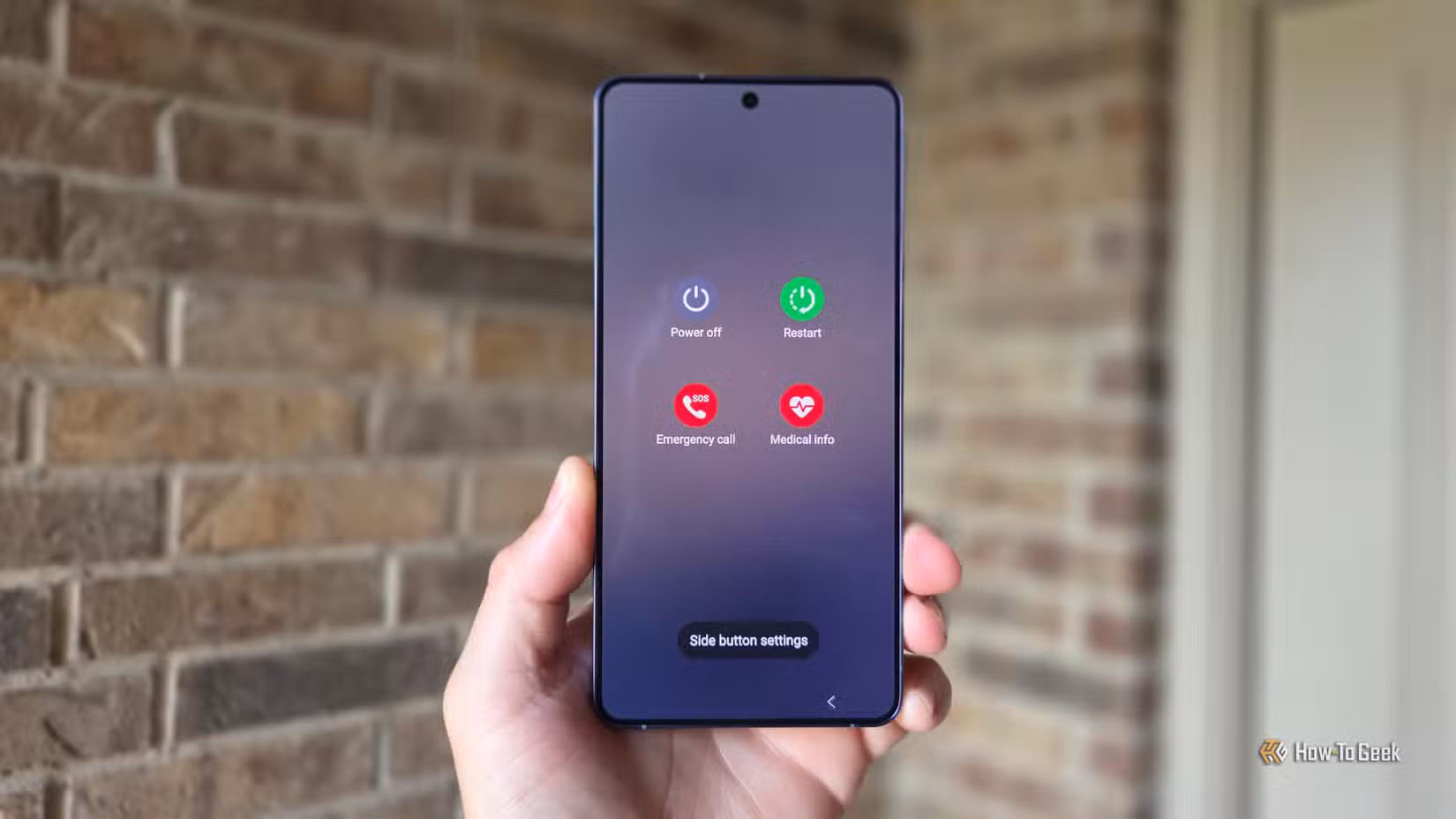 Samsung Galaxy S26 ریبوٹ، ری اسٹارٹ، پاور آف مینو