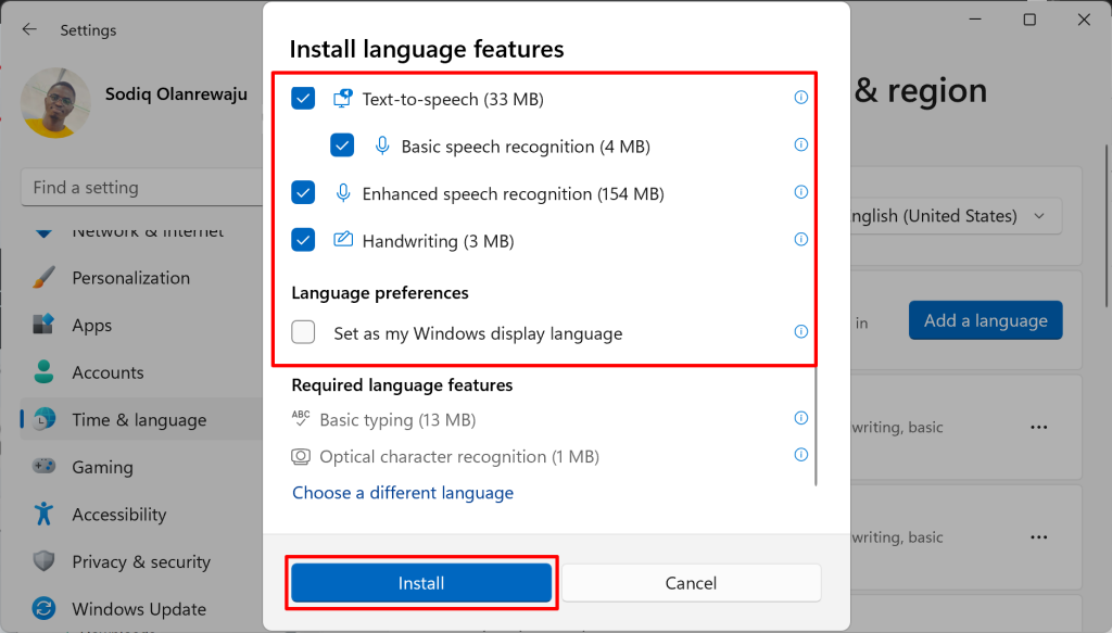 install-language-windows-pc - آن لائن ٹیک ٹپس ونڈوز کے لیے لینگویج انسٹالیشن اسکرین - install-language-windows-pc