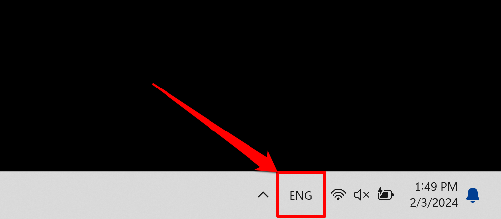 windows-keyboard-layout-taskbar - آن لائن ٹیک ٹپس ونڈوز ٹاسک بار پر کی بورڈ لے آؤٹ آئیکن - windows-keyboard-layout-taskbar