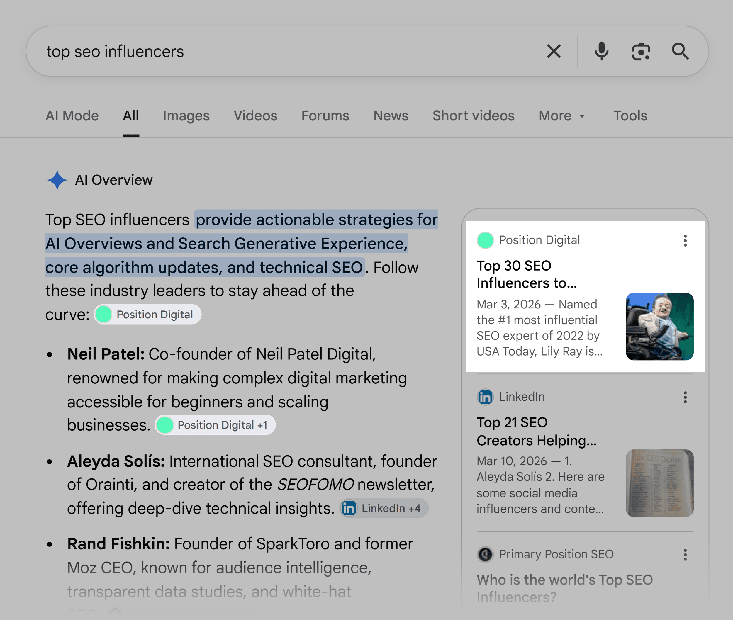 گوگل SERP - ٹاپ SEO متاثر کنندہ - AI جائزہ گوگل SERP - ٹاپ SEO متاثر کنندہ - AI جائزہ