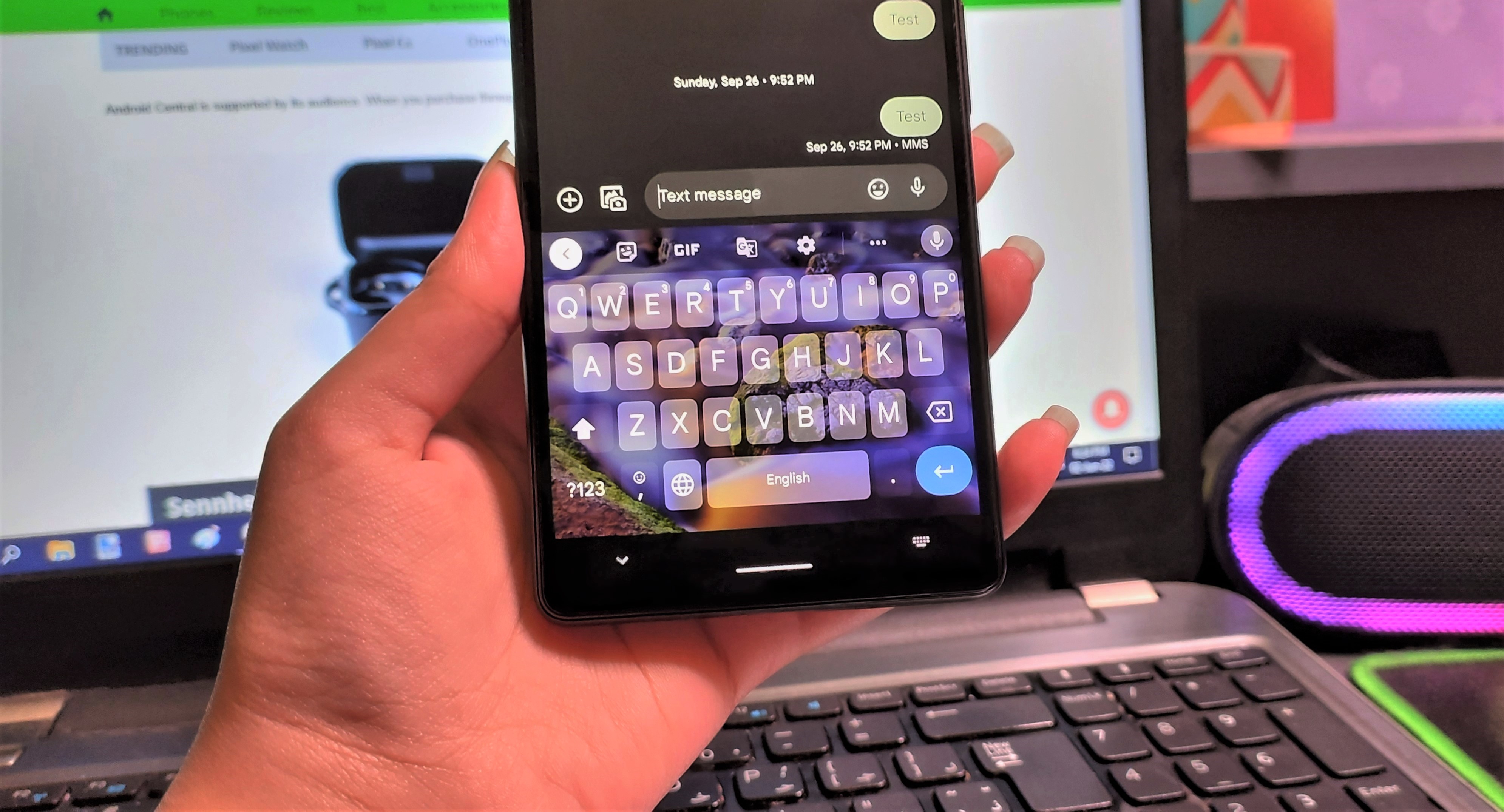 Google Pixel 6 پر Android کے لیے Gboard