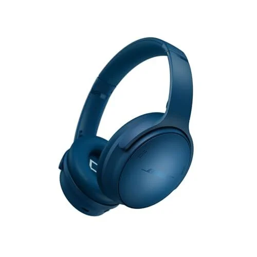 Bose QuietComfort بلوٹوتھ ہیڈ فونز، وائرلیس ہیڈ فونز کے ساتھ ایکٹو اوور ایئر شور کینسلنگ اور مائیکروفون، ڈیپ باس، 24 گھنٹے تک پلے بیک، ٹوائی لائٹ بلیو - لمیٹڈ ایڈیشن کا رنگ