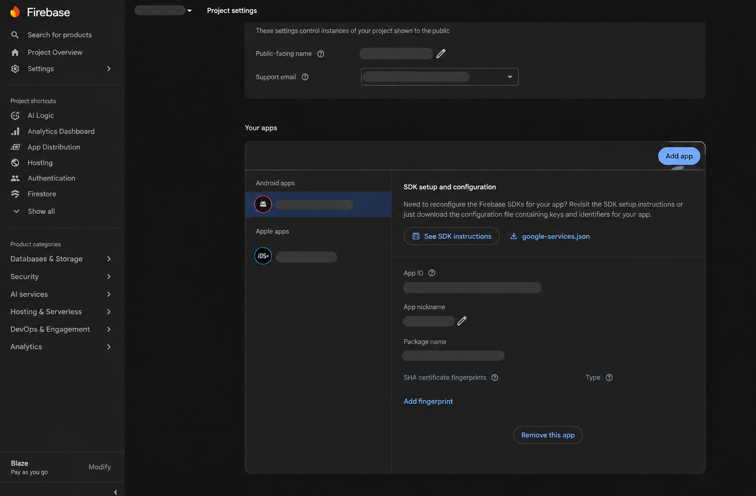 Firebase ایپ کی تعیناتی، Google Play، TestFlight، اور App Store Connect کے لیے Fastlane اور GitHub ایکشنز کا استعمال کرتے ہوئے فلٹر ریلیز کو خودکار کیسے بنایا جائے۔ 5 اپنے Firebase کنسول پروجیکٹ کی ترتیبات میں آپ دیکھیں گے: