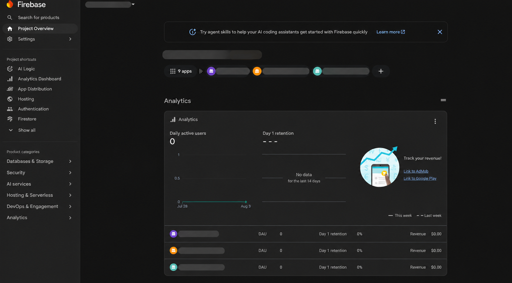 Firebase ایپ کی تعیناتی، Google Play، TestFlight، اور App Store Connect کے لیے Fastlane اور GitHub ایکشنز کا استعمال کرتے ہوئے فلٹر ریلیز کو خودکار کیسے بنایا جائے۔ 3 فائر بیس کنسول پروجیکٹ کا جائزہ