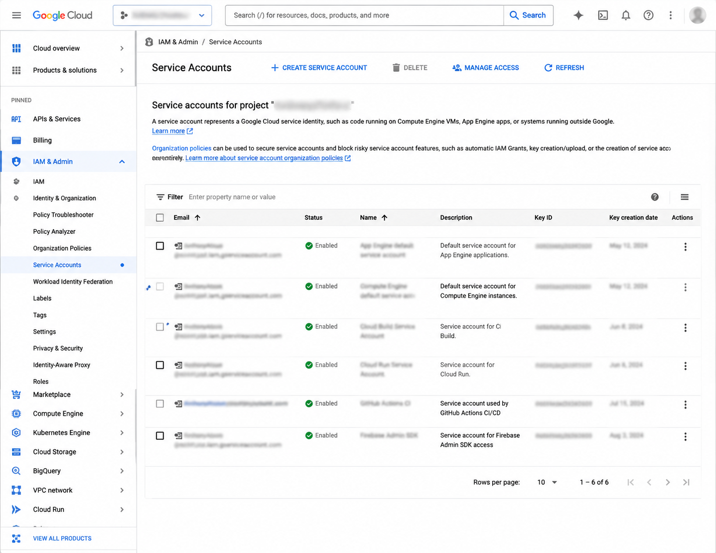 Firebase ایپ کی تعیناتی، Google Play، TestFlight، اور App Store Connect کے لیے Fastlane اور GitHub ایکشنز کا استعمال کرتے ہوئے فلٹر ریلیز کو خودکار کیسے بنایا جائے۔ 13 آئی اے ایم اور ایڈمنسٹریٹرز کے ساتھ گوگل کلاؤڈ کنسول سائڈبار اور سروس اکاؤنٹس میں پھیلا ہوا ہے۔