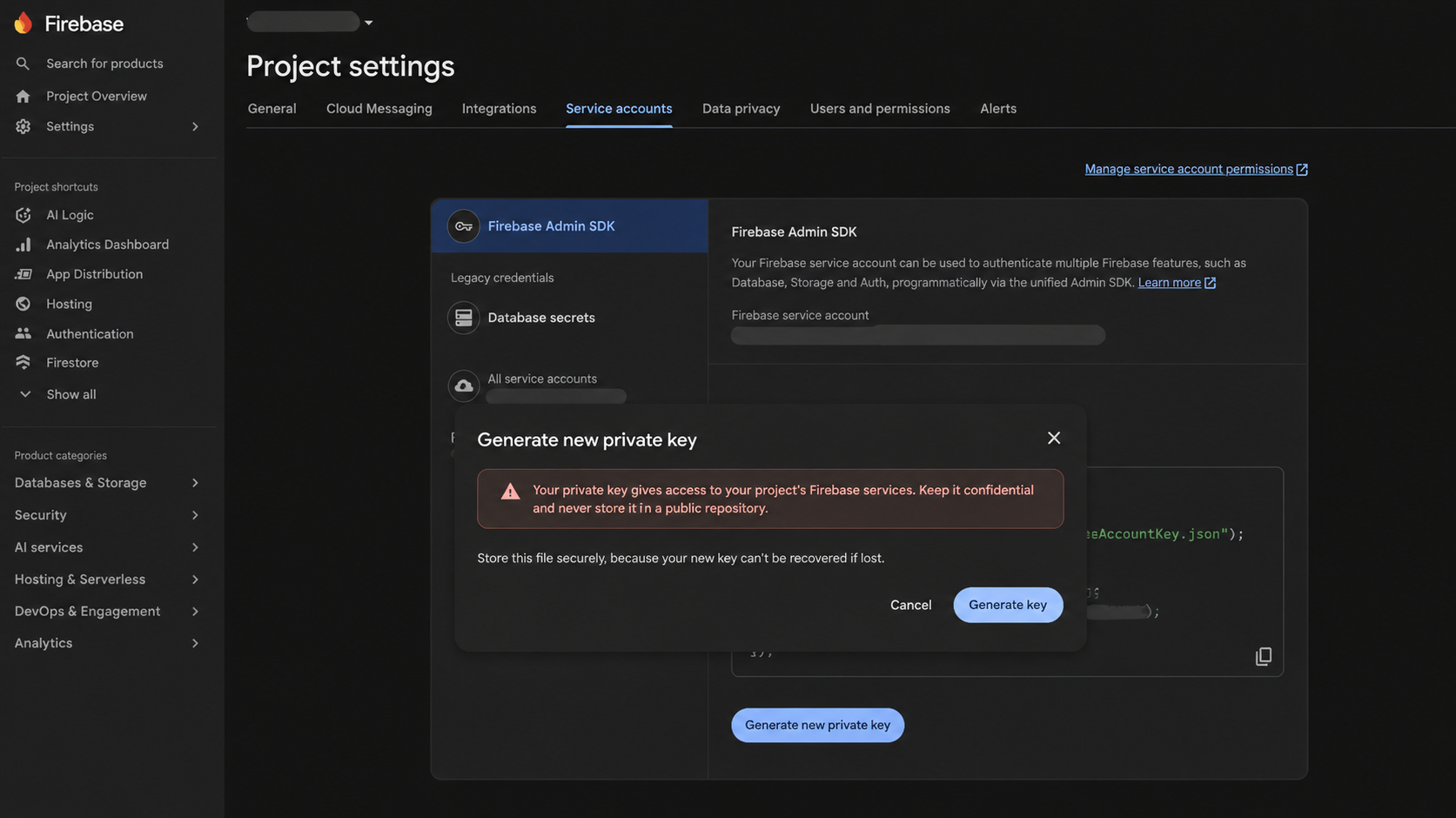 Firebase ایپ کی تعیناتی، Google Play، TestFlight، اور App Store Connect کے لیے Fastlane اور GitHub ایکشنز کا استعمال کرتے ہوئے فلٹر ریلیز کو خودکار کیسے بنایا جائے۔ 7 تصدیقی ڈائیلاگ باکس جو کلید بناتے وقت ظاہر ہوتا ہے۔