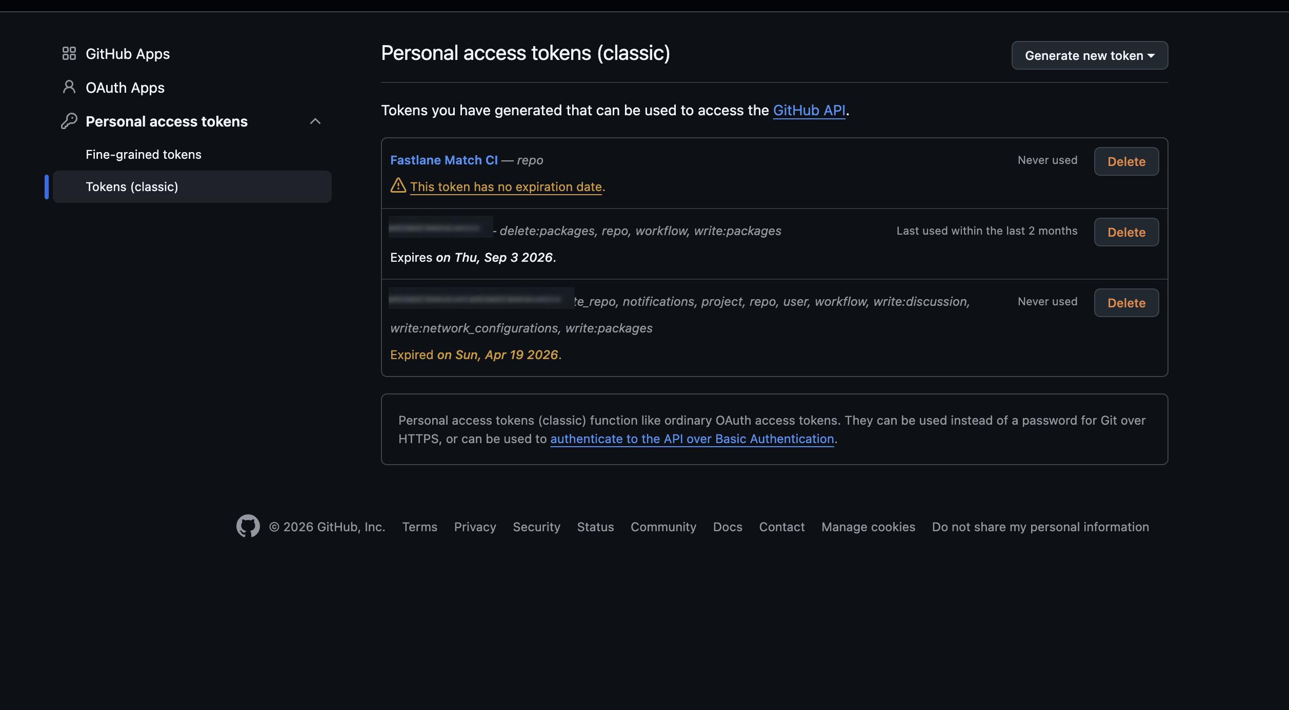 Firebase ایپ کی تعیناتی، Google Play، TestFlight، اور App Store Connect کے لیے Fastlane اور GitHub ایکشنز کا استعمال کرتے ہوئے فلٹر ریلیز کو خودکار کیسے بنایا جائے۔ 20 نیا تیار کردہ ٹوکن
