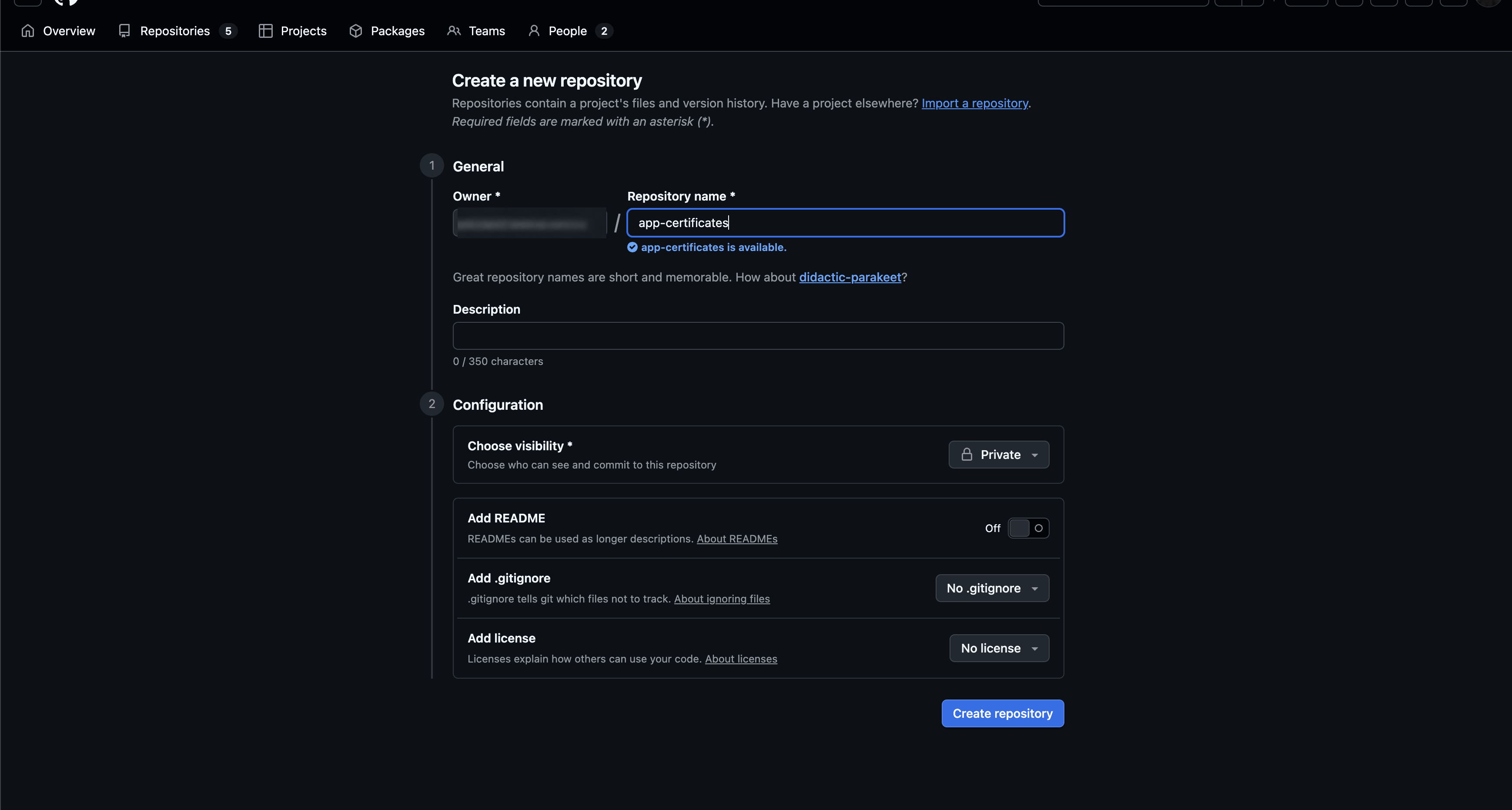 Firebase ایپ کی تعیناتی، Google Play، TestFlight، اور App Store Connect کے لیے Fastlane اور GitHub ایکشنز کا استعمال کرتے ہوئے فلٹر ریلیز کو خودکار کیسے بنایا جائے۔ 17 ایک نیا GitHub ریپوزٹری صفحہ بنائیں جس میں مخزن کے نام کی آبادی ہے،