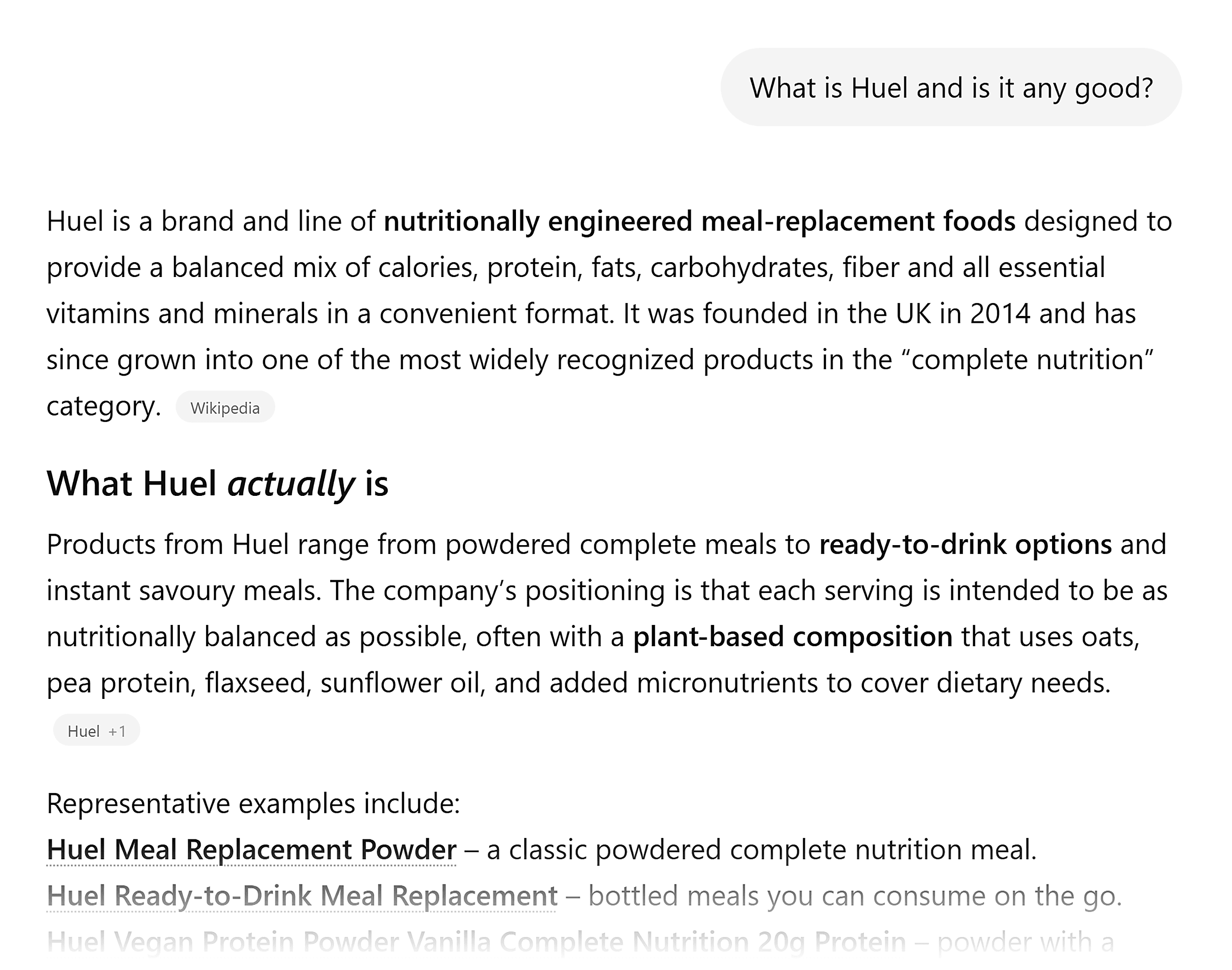 ChatGPT - Huel کیا ہے؟ ChatGPT - Huel کیا ہے؟