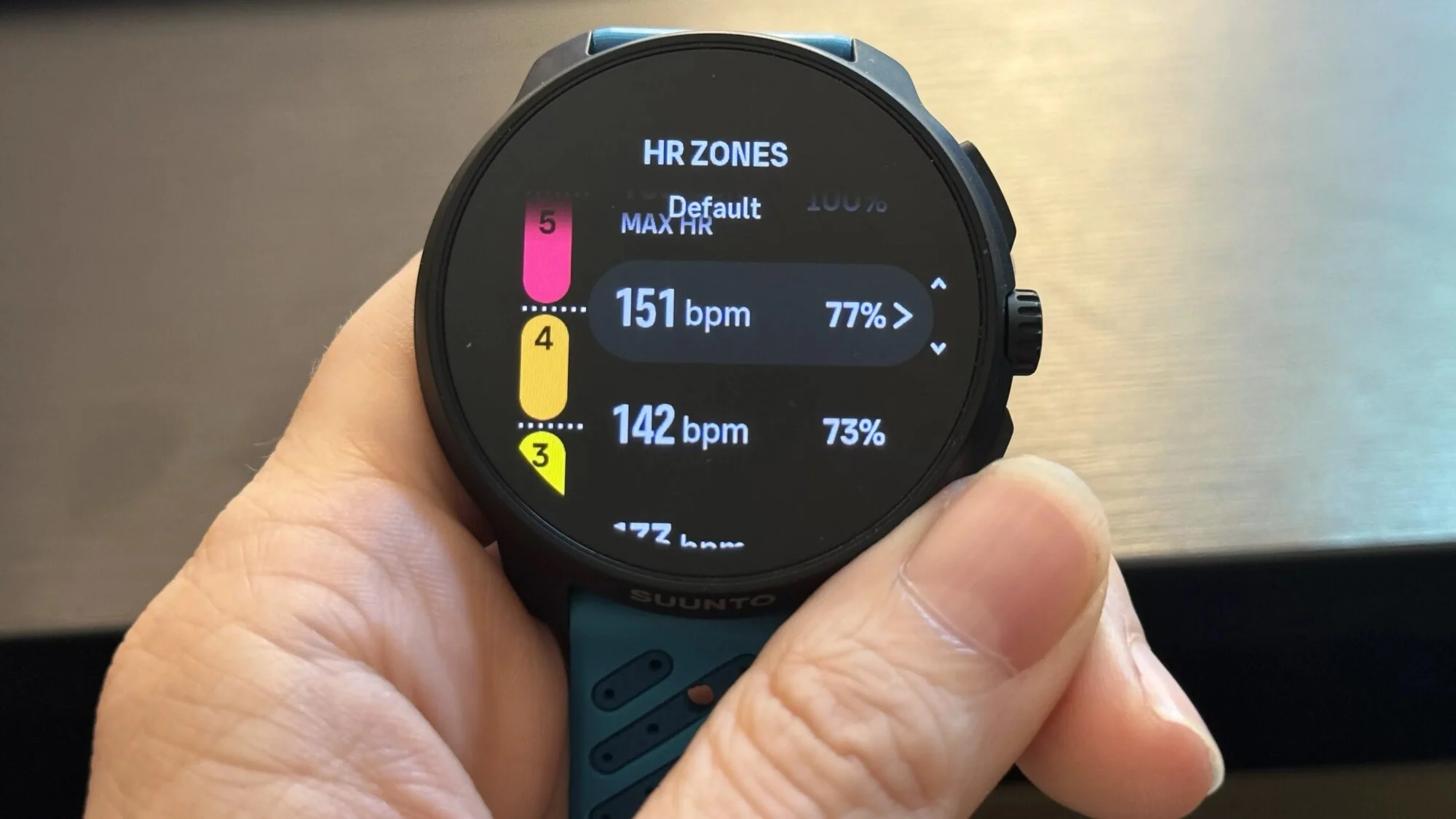 اپنی Suunto گھڑی پر زون 4/5 کی حدود سیٹ کریں۔