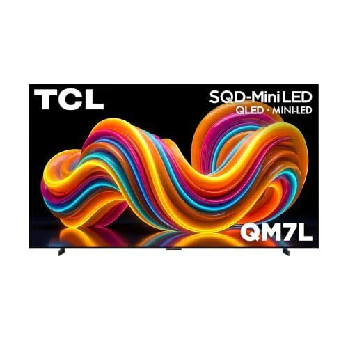 TCL 98 انچ کلاس QM7L سیریز | SQD-Mini LED QLED سمارٹ ٹی وی | 98QM7L، 2026 ماڈل | 144Hz | الٹیمیٹ کلر الٹرا برائٹنس اور کنٹراسٹ | Google AI Bang & Olufsen | آڈیو گیم اسٹریمنگ ٹیلی ویژن