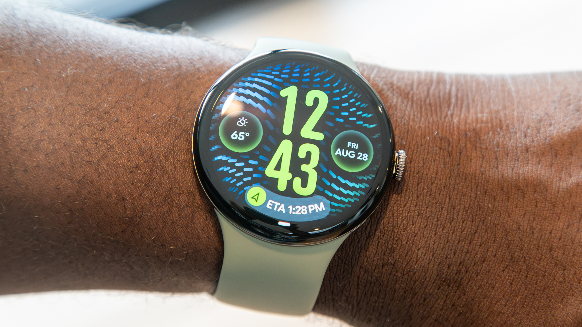 Pixel Watch 5 پر Google Maps کی نظر کا آئیکن