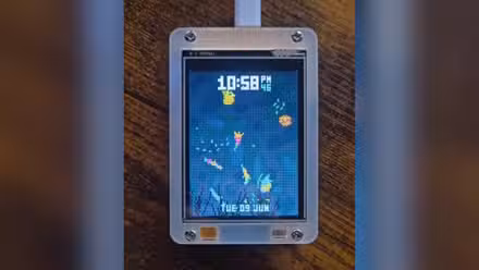 esp32-cyd-aquarium کی خصوصیات