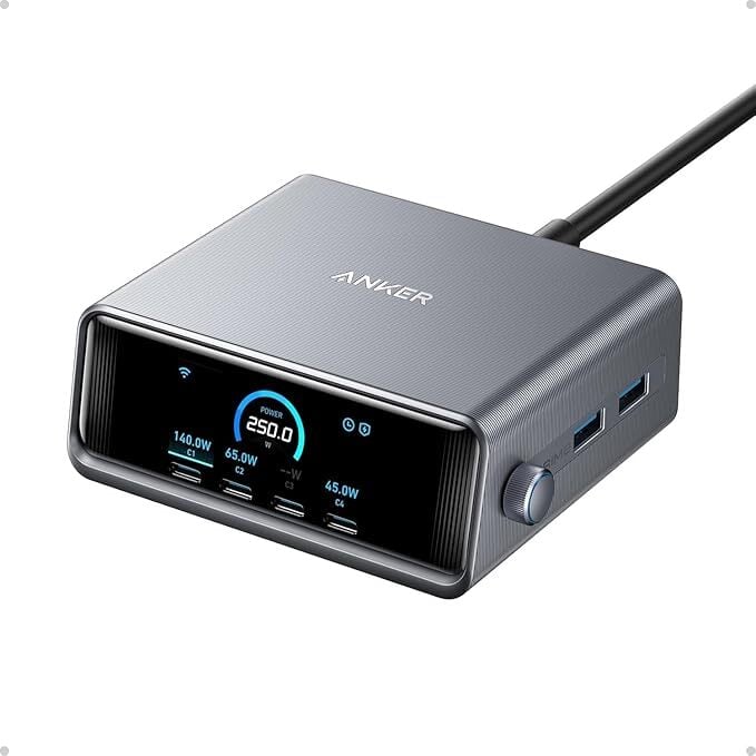 اینکر پرائم 250W ڈیسک ٹاپ چارجنگ اسٹیشن