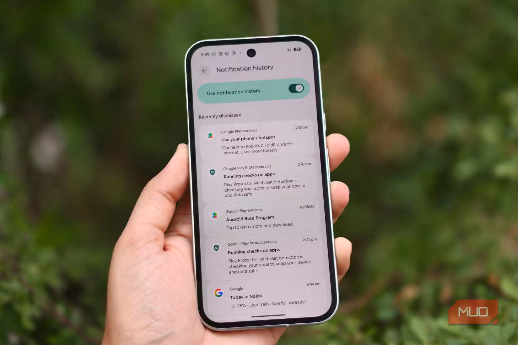 Google Pixel 10a پر اطلاع کی سرگزشت کو فعال کریں۔